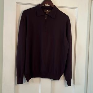 Men Toscano Dark Maroon Pull over Sweater